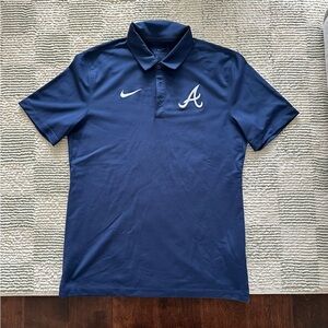 Nike Drifit Atlanta Braves Polo